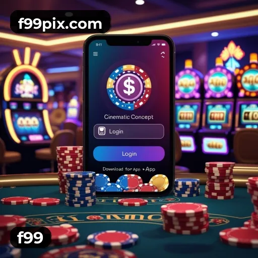 Aplicativo móvel f99 para iOS e Android